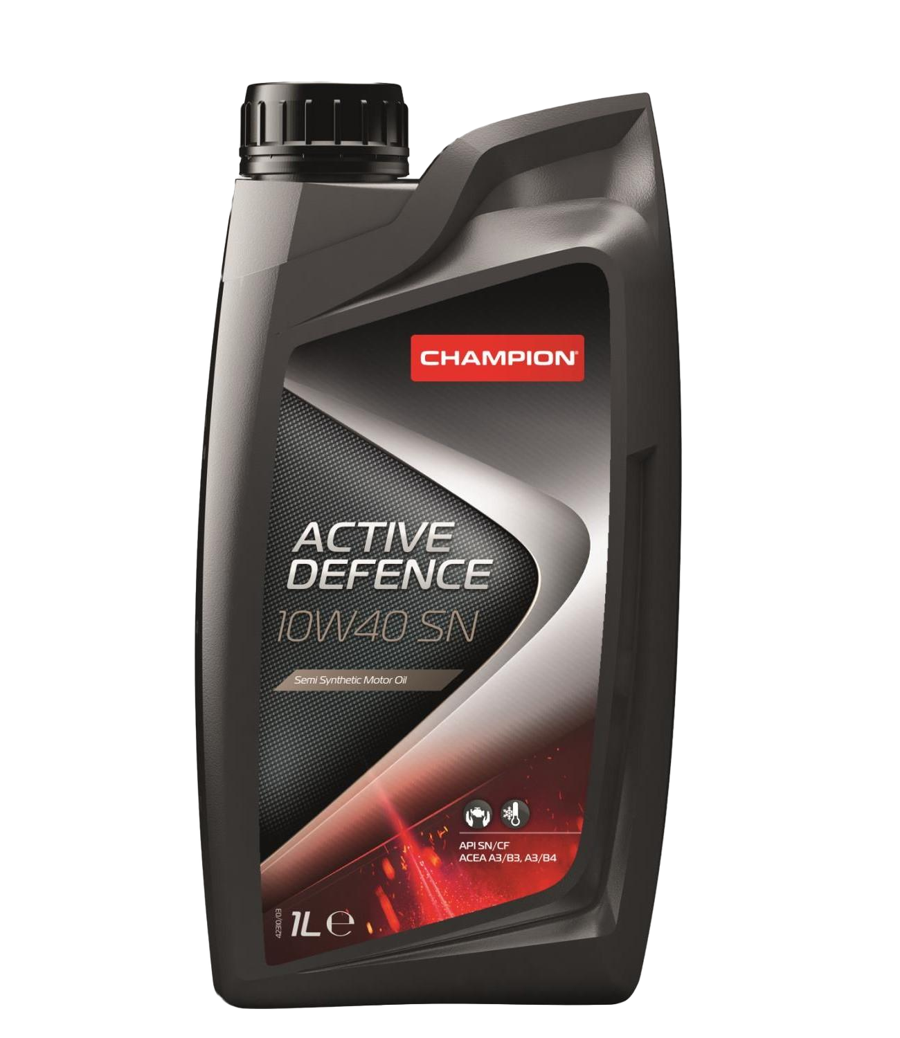 Моторное масло Champion Active Defence 10W40 SN, 1л